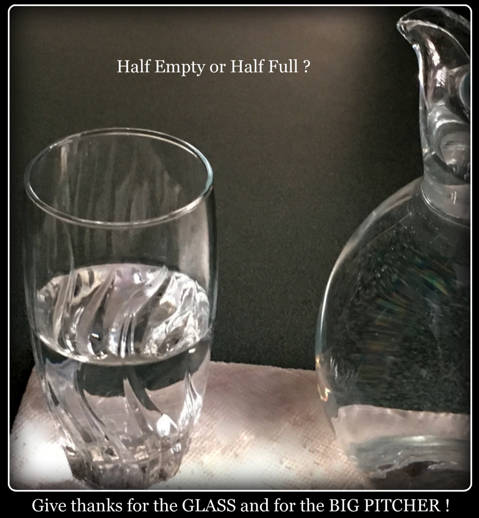 Half Empty or Half Full? | Glass and Pitcher | Fathering Leadership